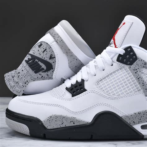 fake air jordan 4 retro white cement shoes|white cement 4s release date.